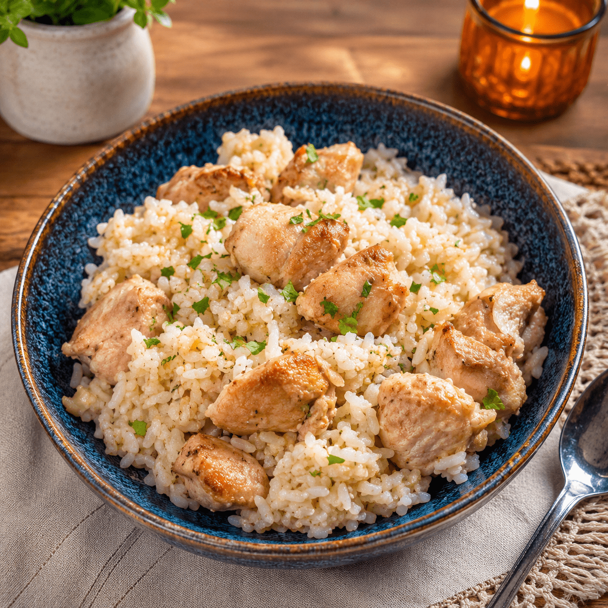 One-Pan Honey-Lemon Chicken and Rice Bake