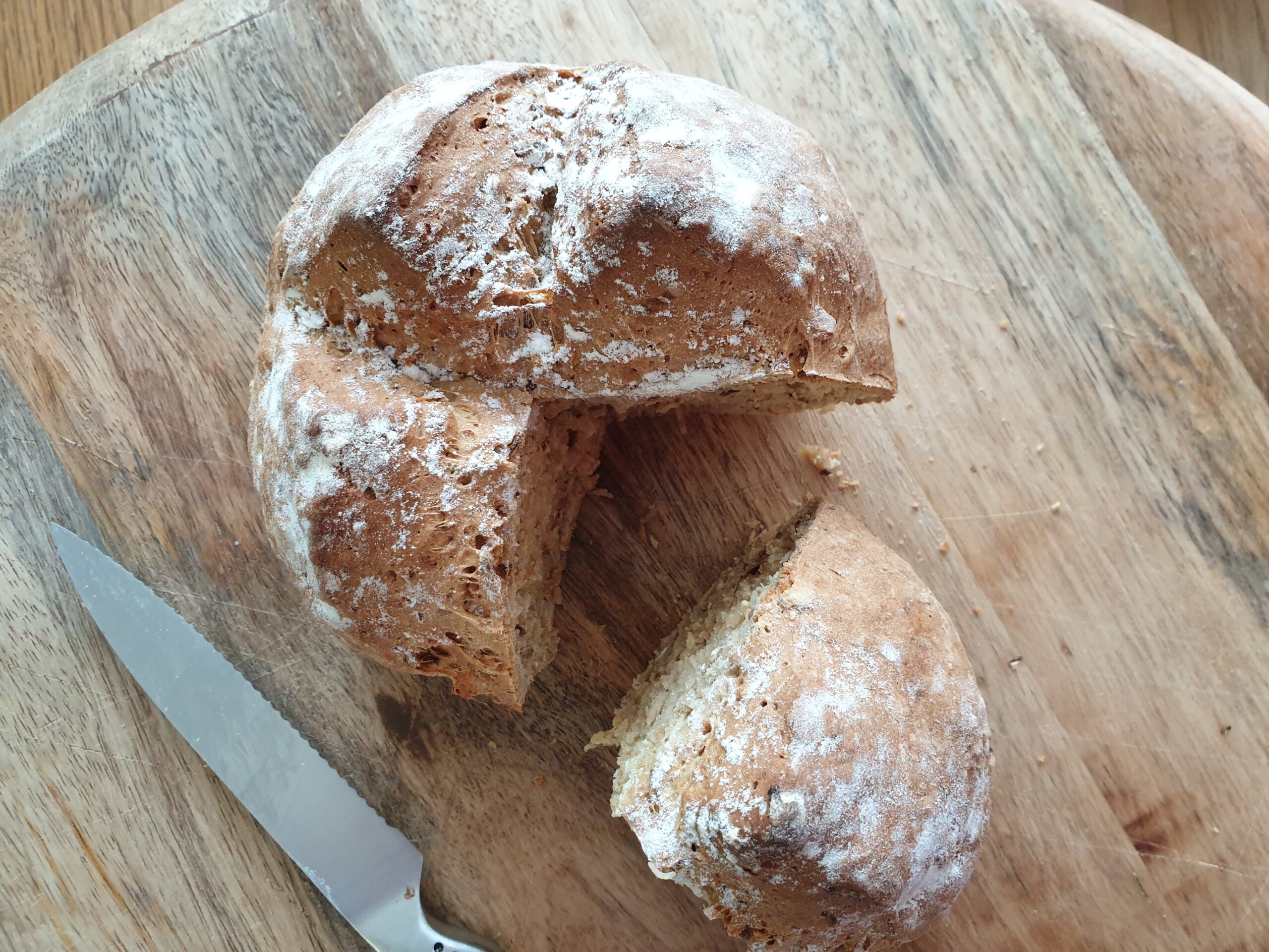 Irish Soda Bread with Grains